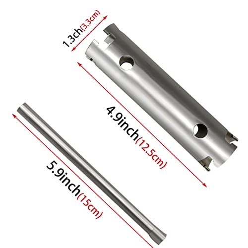 HAUTMEC Long-reach Basket Strainer Wrench, Double Working End Sink Strainer Wrench HT0219-SW - color: Long Strainer Wrench