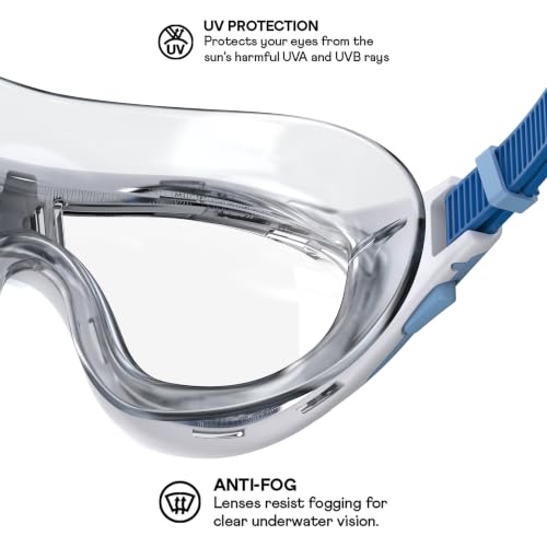 Speedo Unisex-Adult Swim Goggle Biofuse 2.0 - color: Mask White/Clear