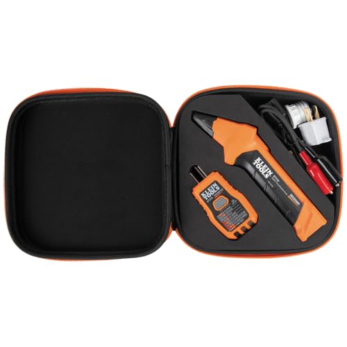 Klein Tools ET310KIT AC Circuit Breaker Finder Kit, Electric Tester, GFCI Tester, Leads, Adapters and Case - size: 3-Piece Kit