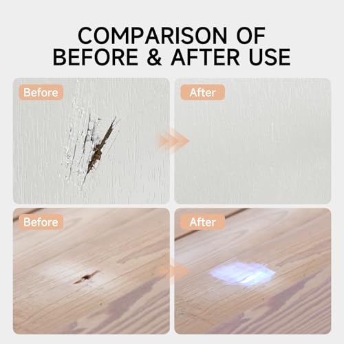 White Wood Filler, Stainable All‑Purpose Repair, 32 Oz - color: White, size: 1kg