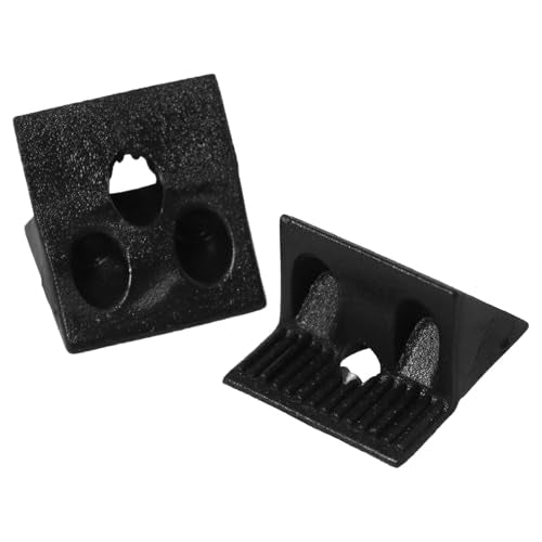 Black Drawer Wedges with Screws Drawer Support Brackets Suitable for Various Furniture cabinets wardrobes Plastic Corner Code Bracket Fasteners 50pcs