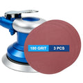 3 Pack 10 Inch PSA Sanding Discs 180 Grit Aluminum Oxide Red - size: 180 grit