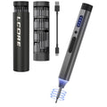 LCORE 67 in 1 Cordless Electric Precision Screwdriver Set, 62 Industrial S2 Steel Bits, 4 Adjustable Torque (0.05-0.35 NM), Magnetic Case, LED Lights for Electronics Phone Laptop Camera