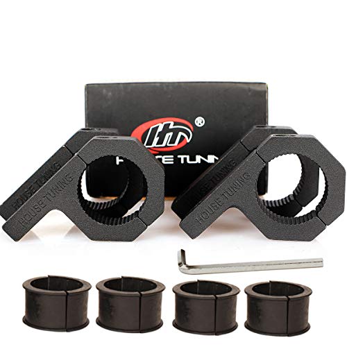 House Tuning Round Bar Clamp Bracket Kit - Pack 4 Clamps, Roof Cage Holder for 1 1/8" Bar - size: 1.125"-Clamp Kit