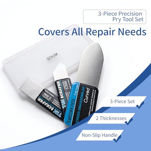 Metal Spudger Pry Tool Kit for Phone, Tablet & Laptop Repair - color: 3 Pcs