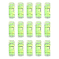 HARFINGTON 15pcs Small Cylindrical Bubble Level Vials 40x9.5mm PMMA Mini Horizontal Bubble Spirit Level Measuring Layout Tools for RV TV Picture Frame Hanging Tool Leveler - size: 40x9.5mm