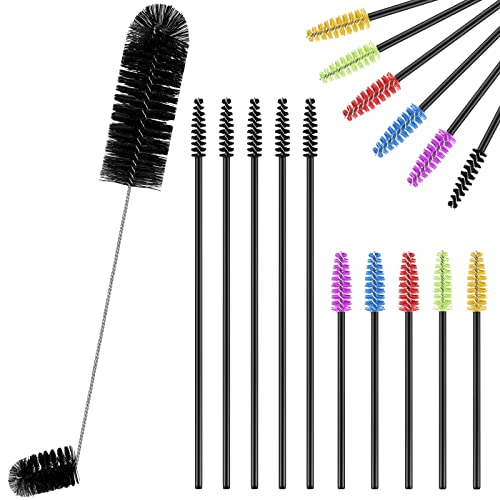 Hummingbird Feeder Cleaning Brush, 19 Pieces 3 Size, Black - color: Black