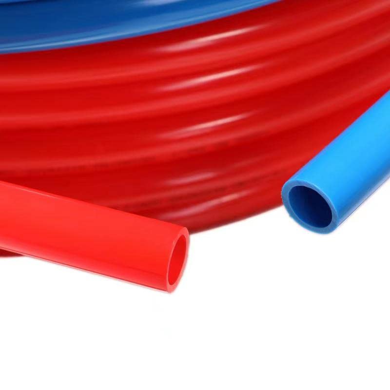 EFIELD 1/2 inch 2x75 ft Pex-b Pipe/Tool Kit- Pex-b Tubing Blue & Red 150ft - size: 1/2 Inch 2x75 ft Tool Kit/Clamp