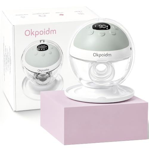Wearable Breast Pump, OKPOIDM Hands-Free Electric, Portable, 1 Pack - color: 1 Pack