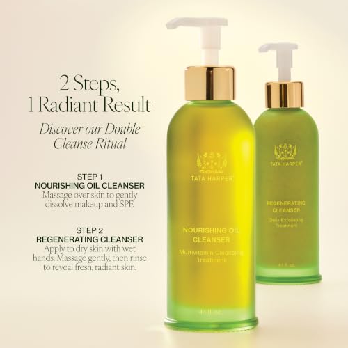 Tata Harper Nourishing Oil Cleanser, Gentle Makeup Removing Cleanser, Cleansing Oil, Natural Skincare - size: 4.2 Fl Oz (Pack of 1)