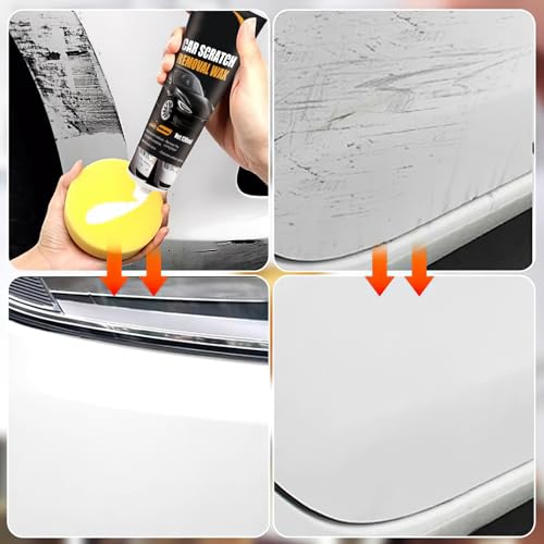 2Pcs Car Scratch Remover Wax, Auto Scratch Remover for Cars (120 ML)