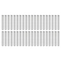 uxcell 40 Pcs 3 mm x 20 mm Dowel Pins, 316L Stainless Steel Cylindrical Dowel Pins Shelf Support Peg Pin Rod Fasten Elements Metal Shelf Pegs Silver Tone - size: 3 mm x 20 mm
