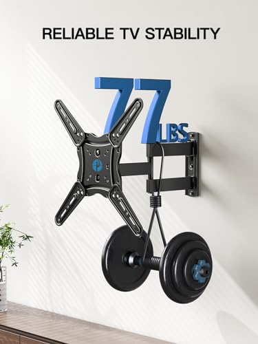 Pipishell Full Motion TV Wall Mount for 26–65 inch TVs up to 77 lbs - size: 26-65 inch, style: TV Mount without LED