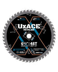 6-1/2-Inch 48-Tooth Circular Saw Blade, 5/8-Inch Arbor, Ferrous Metal, Steel Cutting Blade, Carbide Tip, Thin Kerf, for Channel, EMT Conduit, Angle Iron, Threaded Rod, Flat Bar - size: 6-1/2", 5/8'' Arbor, 48T