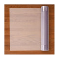 RESILIA Premium Clear Floor Protector Mat – Heavy-Duty Plastic Vinyl Covering for Hardwood, Tile, or Laminate Floors, Table, or Desk –American Modern Pattern 27" x 6' Waterproof Roll, Made in USA - size: 2'3" x 6'