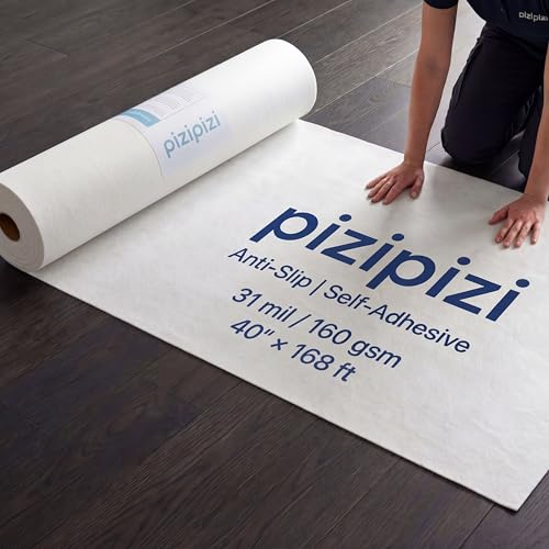 40"x168' Temporary Floor Protection, Self-Adhesive Floor Covering, 560 sqft - size: 40" x 168'