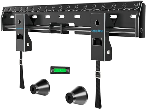 Supcline No Drill No Stud TV Wall Mount for 26-65 Inch TV up to 154 lbs - size: 26-65 Inch