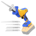 Cordless Reciprocating Saw Compatible with Dewalt 20V Battery(Battery not include) Cordless Sawzall for Wood/Metal/PVC Cutting with Brushless Motor, 4 Blades