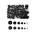 58 PCS Faucet Washers Assortment Kit, Flat & Beveled Rubber Faucet Washers