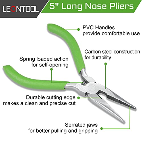 Long Fine Needle Nose Pliers with Cutter, Teeth, Chain Nose Pliers for Jewelry Making & Repair - style: Long Nose Pliers Thin