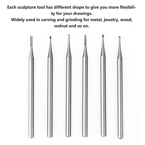 2.35mm Engraving Tungsten Steel Micro Sculpture Knife Carving Chisel Craft Tools Set for Micro-inlaid Items(#01)