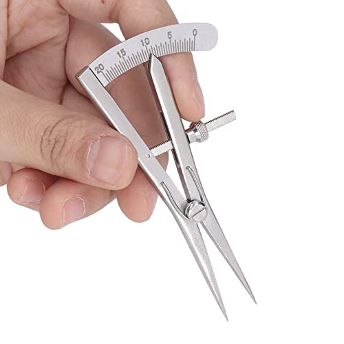 Marking Gauge, Stainless Steel Scribe Tool, Caliper Measuring Tool for Leather Trimming Projects