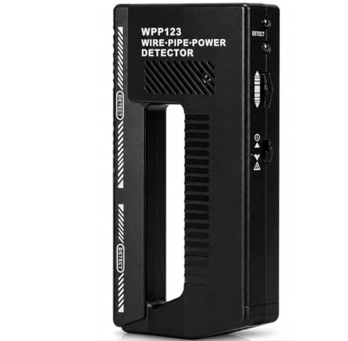 WPP123 Wire & Pipe Detector – Handheld Metal & Live AC Wire Scanner for Drywall with Sensitivity Control
