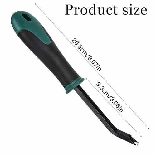 Heavy Duty Upholstery Staple Remover Puller Tool, Black Green - color: Black Green