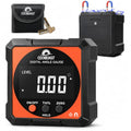 Digital Angle Finder Magnetic Base Compact Digital Level Protractor Black - color: Black