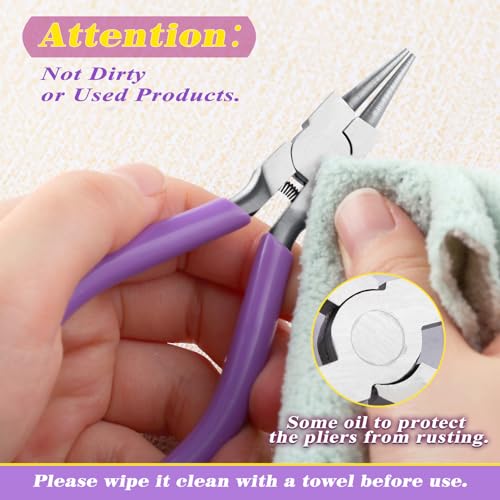SPEEDWOX Mini Round Nose Pliers for Jewelry Making - Wire Looping & Bending Pliers - style: Round Nose Pliers
