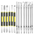 14 Pcs Stainless Steel Dual Ends Crowbar Dual-Ends Small Spudger Pry Opening Repair Tools Kit for Professional Repair Kit Suitable for Phones Laptops Tablets Smartwatches Digital Appliances