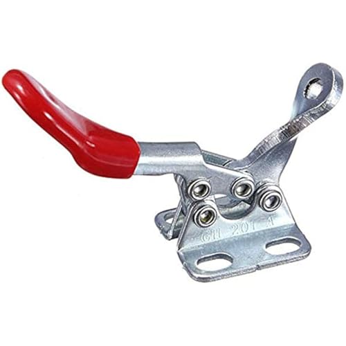 201A horizontal toggle clamp quick-release toggle clamps set 27kg/60lbs holding capacity anti-slip hold down hand clip tool