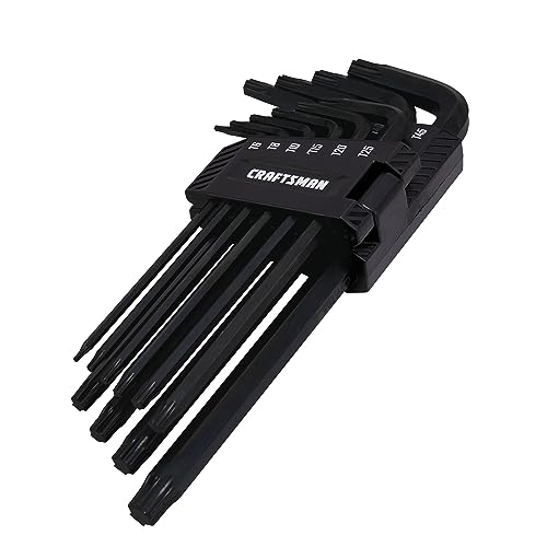 CRAFTSMAN Hex Key Allen Wrench Set with Ball-End, Torx, 10 Piece (CMHT26031)