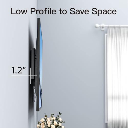 PERLESMITH Tilting TV Wall Mount for 37–85 inch TVs up to 132 lbs - size: 37-85" Tilt TV Wall Mount
