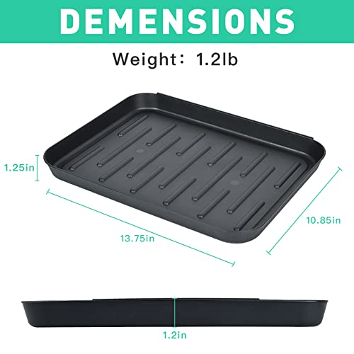 Square Boot Tray,Plastic Utility Shoe Mat Tray for Entryway Indoor Outdoor - size: Stripe