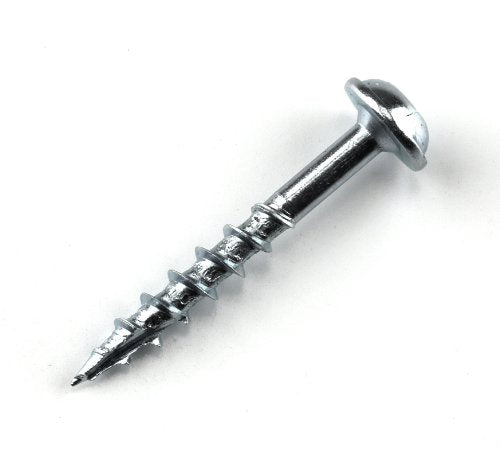 Kreg Zinc Pocket-Hole Screws - SML-C125-100, 100 Count, 1-1/4 Inch