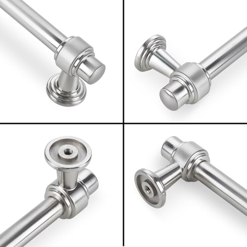10 Pack Brushed Nickel Cabinet Pulls 3 Inch(76mm) Kitchen Cabinet Handles Cabinet Hardware for Drawer Pulls - color: Brushed Nickel, size: 3" Hole Center(76mm)