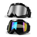 Professional Motorcycle Motocross Goggles Men & Women ATV Dirt Bike Goggles - color: Sliver Lens+color Lens