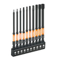toolant Metric Impact Allen Wrench Drill Bit Set, 10-Piece, 4-inch - size: 1.5mm-8mm(10pcs)