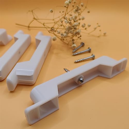 fallingstar 2 Sets (4 Clips) False Front Connector Cabinet Clips 4-1/2"