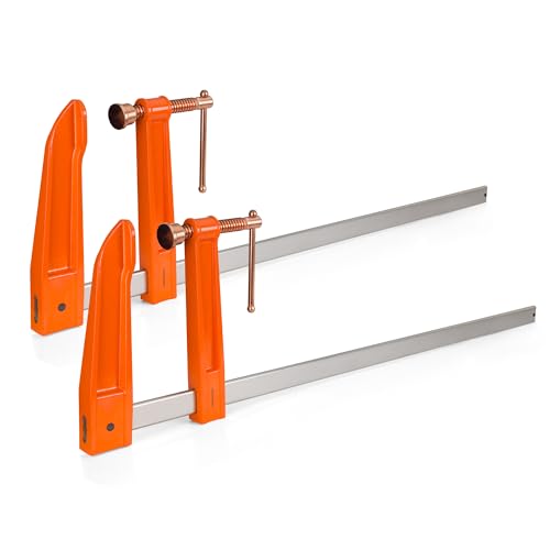 Jorgensen 36-Inch Deep-Reach Throat Bar Clamps, 9" Throat Depth, 2-Pack - size: 36-Inch