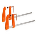 Jorgensen 36-Inch Deep-Reach Throat Bar Clamps, 9" Throat Depth, 2-Pack - size: 36-Inch