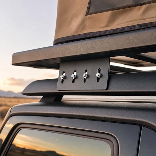 Roof Rack Mounting Brackets 6" x 1.5" - 10 Pack Heavy Duty Steel