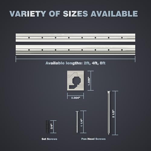Hovr Solutions Slim Floating Shelf Bracket, 125LB, Up to 63" Shelf, 1-Pack - color: Slim, size: 4-Feet (1-Pack)