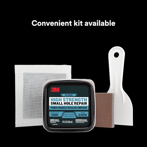 3M High Strength Small Hole Repair Kit - size: 4 Piece Set