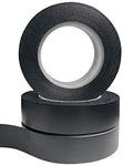 Wapodeai 3pcs Premium Electrical Tape Black, 0.62 in X 50 ft - color: Black