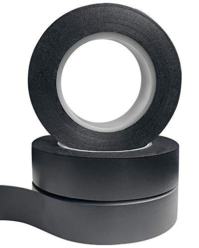 Wapodeai 3pcs Premium Electrical Tape Black, 0.62 in X 50 ft - color: Black