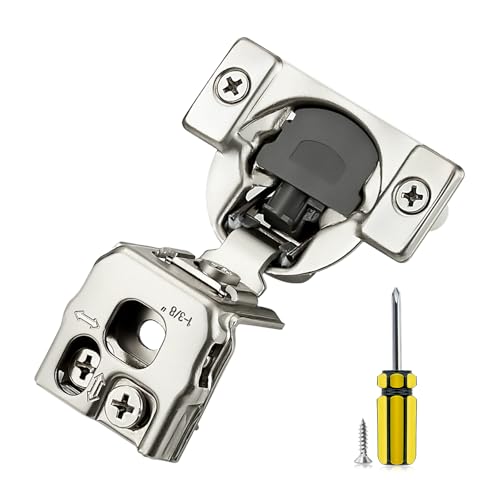 Ravinte 1-3/8 Inch Overlay Soft Close Hinge Kitchen Cabinet Hinges 50 Pack - size: 1-3/8 inch Overlay