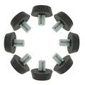 uxcell Metric M8 x 1.25 Furniture Glide Leveling Feet Adjustable Leveler Floor Protector for Table Desk Cabinet Leg 8 Pack - size: M8 x 10 x 22mm