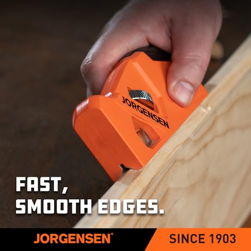 JORGENSEN Chamfer Plane, Edge Corner Plane, 4 Cutter Heads Built-In Storage